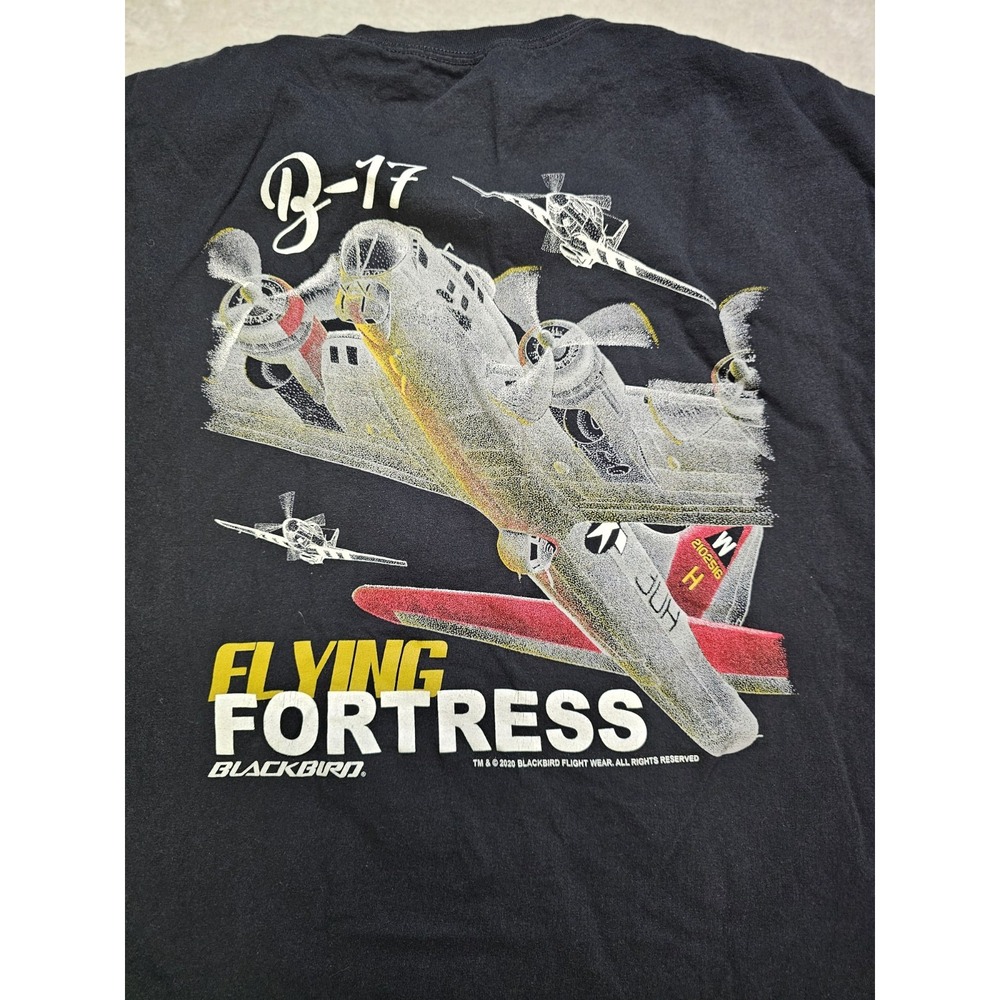 Blackbird Flight Wear B17 Flying Fortress‎ Mens 3XL Tshirt